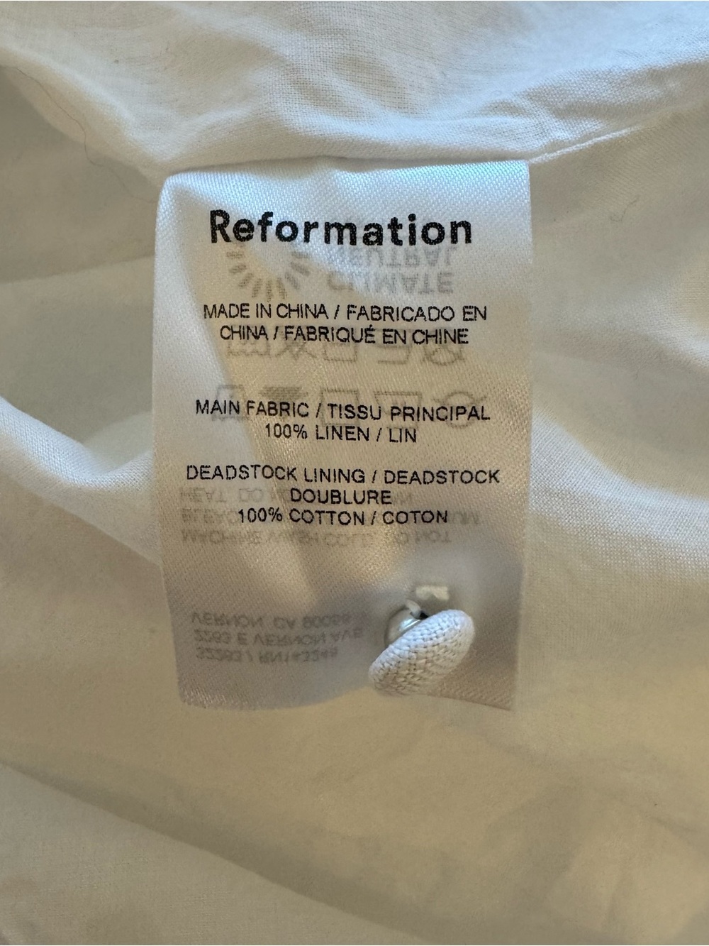 Reformation Simi Linen Dress - Picture 7 of 8